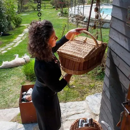 Casetta Nel Bosco Naturas Con Piscina Climatizzata Privata E Gratuita 度假居 Rossana